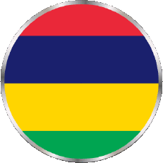 Bandiere Africa Mauritius Tondo 