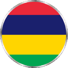 Flags Africa Mauritius Round 