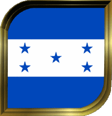 Flags America Honduras Square 
