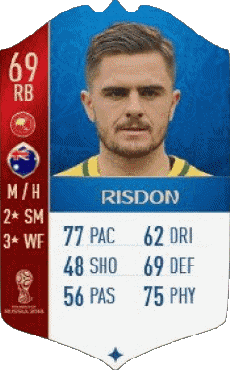 Multimedia Videogiochi F I F A - Giocatori carte Australia Josh Risdon 