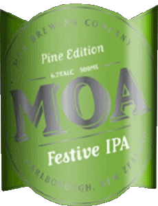 Festive IPA-Getränke Bier Neuseeland Moa Festive IPA