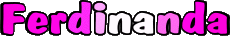 Nome FEMMINILE - Germania F Ferdinanda 