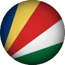 Drapeaux Afrique Seychelles Rond 
