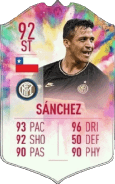 Multimedia Vídeo Juegos F I F A - Jugadores  cartas Chile Alexis Sanchez 