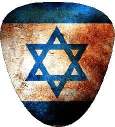Drapeaux Asie Israël Forme 01 
