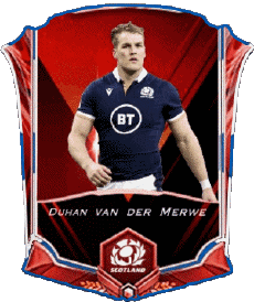 Sport Rugby - Spieler Schottland Duhan van der Merwe 