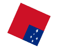 Flags Oceania Samoa Sphere - Cube 