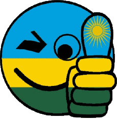 Banderas África Ruanda Smiley - OK 