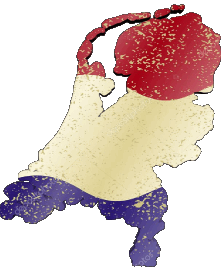 Banderas Europa Países Bajos Mapa 