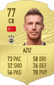 Multimedia Vídeo Juegos F I F A - Jugadores  cartas Turquía Serdar Aziz 