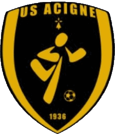 Sports FootBall Club France Logo Bretagne 35 - Ille-et-Vilaine US Acigné 
