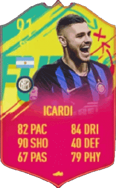 Multi Média Jeux Vidéo F I F A - Joueurs Cartes Argentine Mauro Icardi 