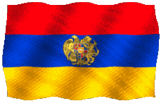 Flags Asia Armenia Waving 