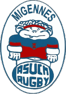 Sports Rugby Club France Logo Dept 89 AS UC Migennes 