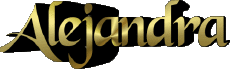 Vorname WEIBLICH - Spanien A Alejandra 