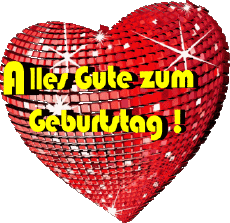 Messagi Tedesco Alles Gute zum Geburtstag Herz 002 