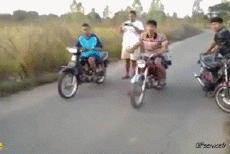 Umorismo -  Fun Trasporti Moto Strada - Fail 