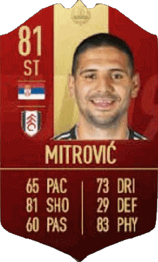 Multi Media Video Games F I F A - Card Players Serbia Aleksandar Mitrovic 