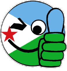 Banderas África Djibouti Smiley - OK 