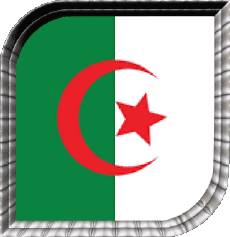Flags Africa Algeria square 
