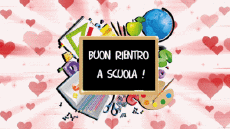 Nachrichten Italienisch Buon Rientro a Scuola Animierter Hintergrund 006 