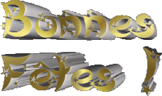 Nachrichten Französisch Bonnes Fêtes Serie 04 