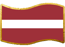 Drapeaux Europe Lettonie Rectangle 