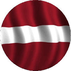 Drapeaux Europe Lettonie Rond 