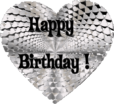 Mensajes Inglés Happy Birthday Heart 011 