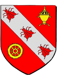 Blason-Drapeaux France Départements - Villes 92 LEVALLOIS PERRET Blason