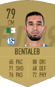 Multimedia Videospiele F I F A - Karten Spieler Algerien Nabil Bentaleb 