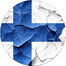 Fahnen Europa Finnland Runde 