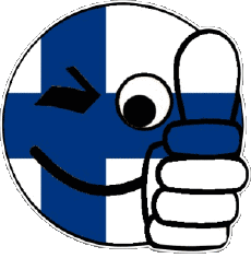 Banderas Europa Finlandia Smiley - OK 