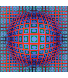 Humor -  Fun Artists Painter Victor Vasarely 