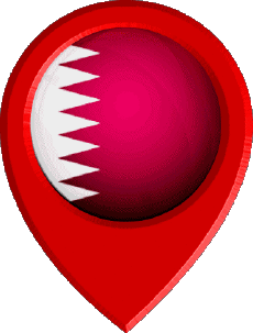 Bandiere Asia Qatar Perno di posizione 