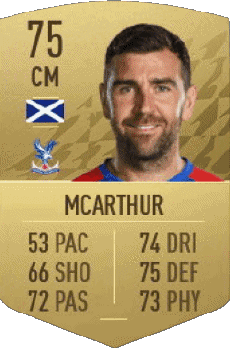 Multimedia Videospiele F I F A - Karten Spieler Schottland James McArthur 