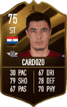 Multimedia Vídeo Juegos F I F A - Jugadores  cartas Paraguay Óscar Cardozo 