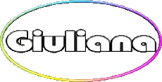 First Names FEMININE - Italy G Giuliana 