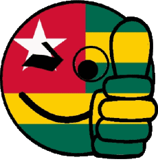 Bandiere Africa Togo Faccina - OK 