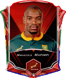 Deportes Rugby - Jugadores Africa del Sur Makazole Mapimpi 