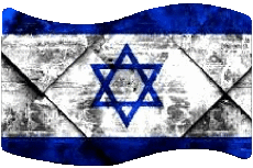 Drapeaux Asie Israël Rectangle 
