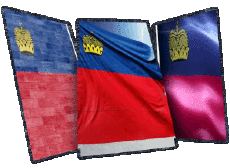 Flags Europe Liechtenstein Form 