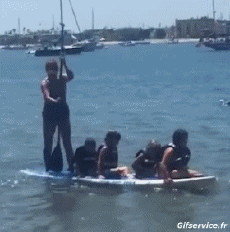 Humour - Fun Sports Paddle Gamelle - Fail 