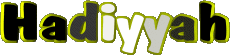 Nome FEMMINILE - Maghreb Musulmano H Hadiyyah 