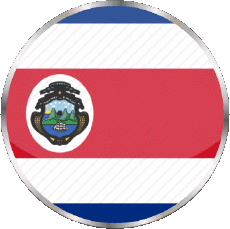 Bandiere America Costa Rica Tondo 