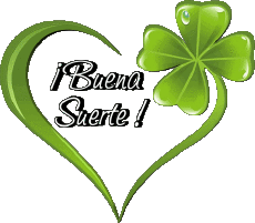 Messages Spanish Buena Suerte Transparent Background 06 