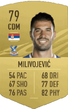 Multimedia Videogiochi F I F A - Giocatori carte Serbia Luka Milivojevic 