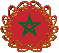 Bandiere Africa Marocco Forma 01 