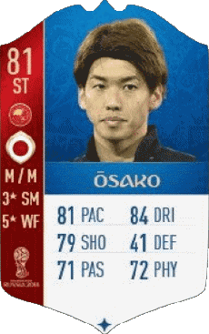 Multi Media Video Games F I F A - Card Players Japan Yuya Osako 