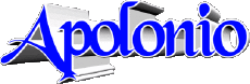 First Names MASCULINE - Spain A Apolonio 